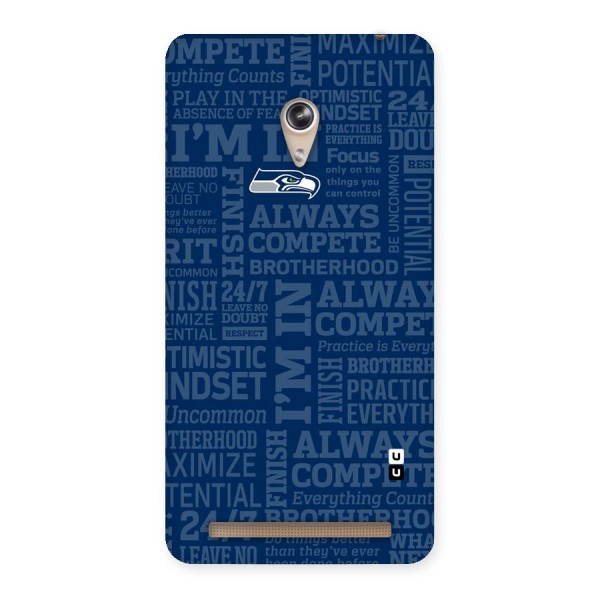 Optimistic Blue Back Case for Zenfone 6