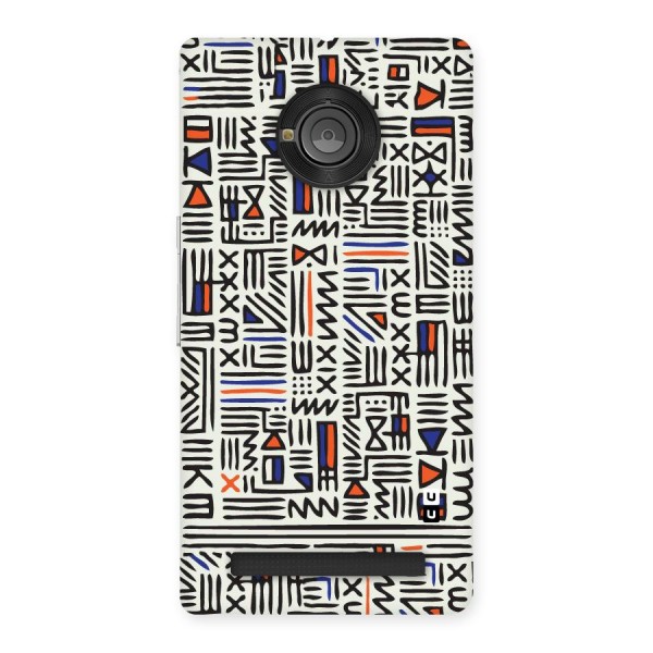 Orange Blue Number Back Case for Yu Yuphoria