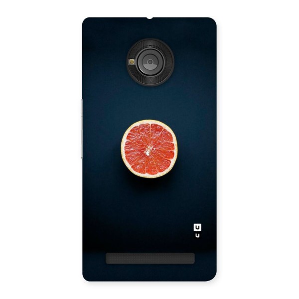 Orange Design Back Case for Yu Yuphoria