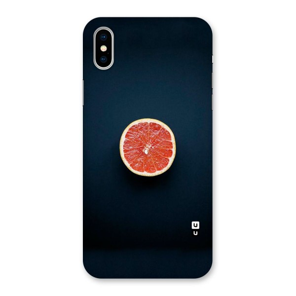 Orange Design Back Case for iPhone X