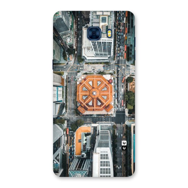 Orange Dome Back Case for Galaxy C7 Pro