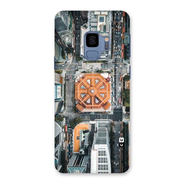 Orange Dome Back Case for Galaxy S9