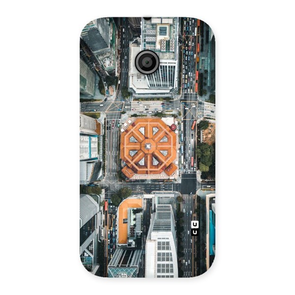 Orange Dome Back Case for Moto E