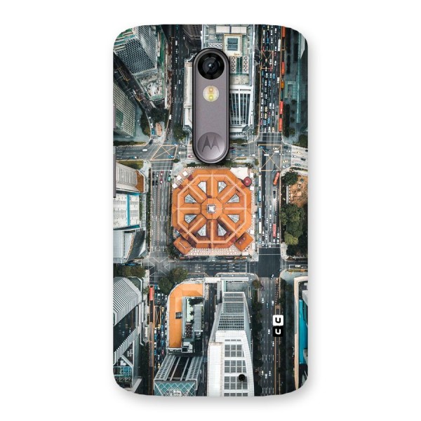 Orange Dome Back Case for Moto X Force