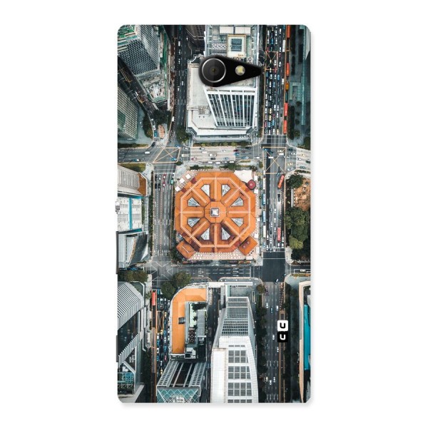 Orange Dome Back Case for Sony Xperia M2