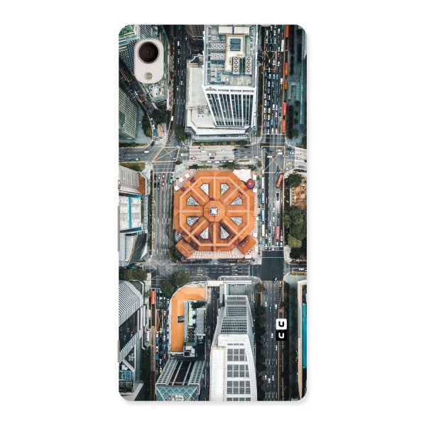 Orange Dome Back Case for Sony Xperia M4