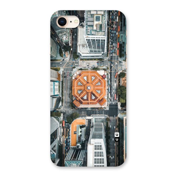 Orange Dome Back Case for iPhone 8