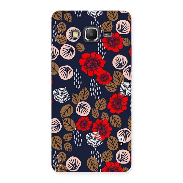 Orange Flora Back Case for Galaxy Grand Prime