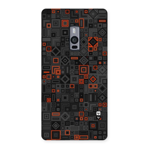 Orange Shapes Abstract Back Case for OnePlus Two