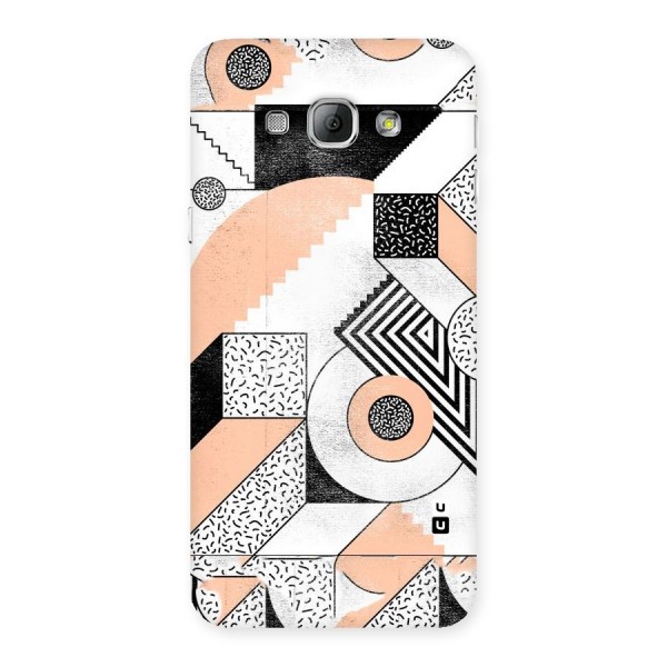 Orange Zig Zag Back Case for Galaxy A8