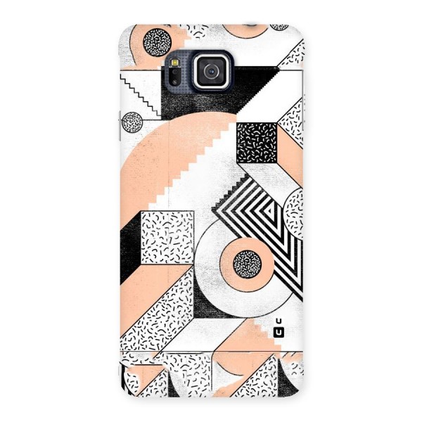 Orange Zig Zag Back Case for Galaxy Alpha