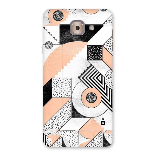 Orange Zig Zag Back Case for Galaxy J7 Max