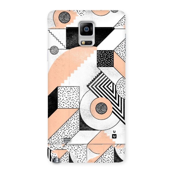 Orange Zig Zag Back Case for Galaxy Note 4