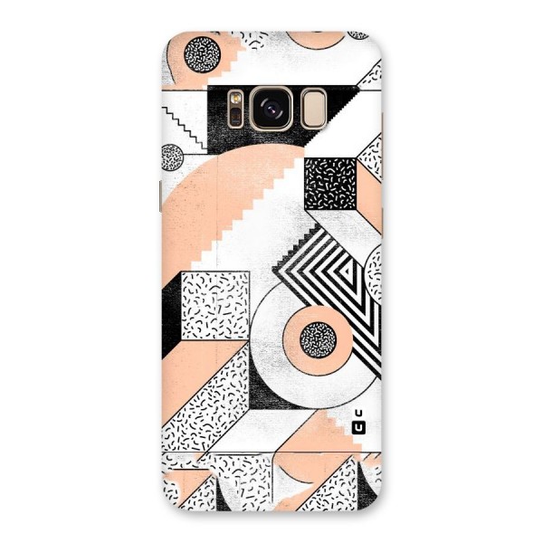 Orange Zig Zag Back Case for Galaxy S8