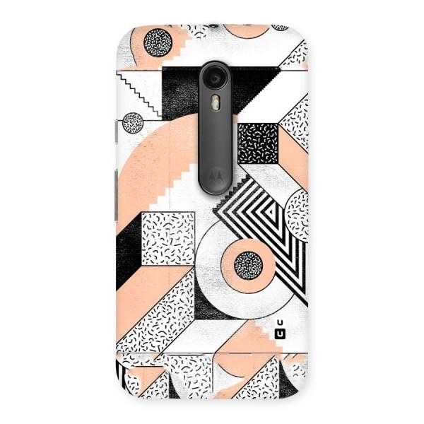 Orange Zig Zag Back Case for Moto G3