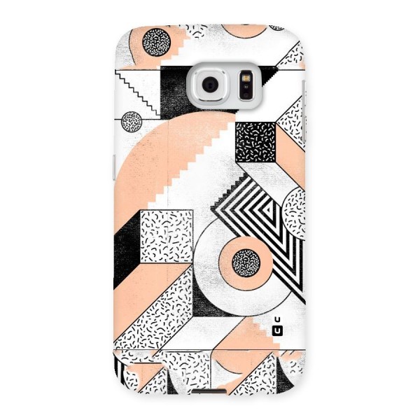 Orange Zig Zag Back Case for Samsung Galaxy S6