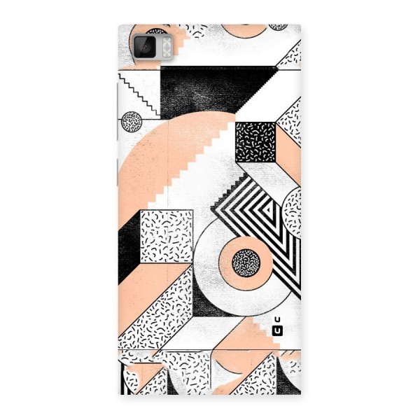 Orange Zig Zag Back Case for Xiaomi Mi3