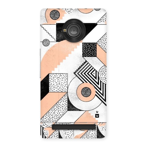 Orange Zig Zag Back Case for Yu Yuphoria