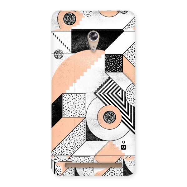 Orange Zig Zag Back Case for Zenfone 6