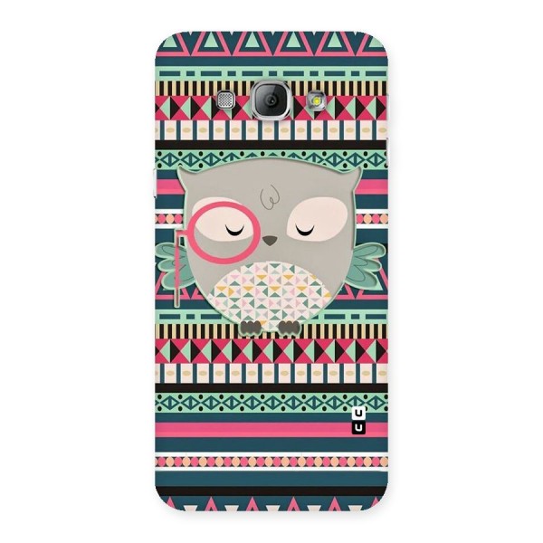 Owl Cute Pattern Back Case for Galaxy A8