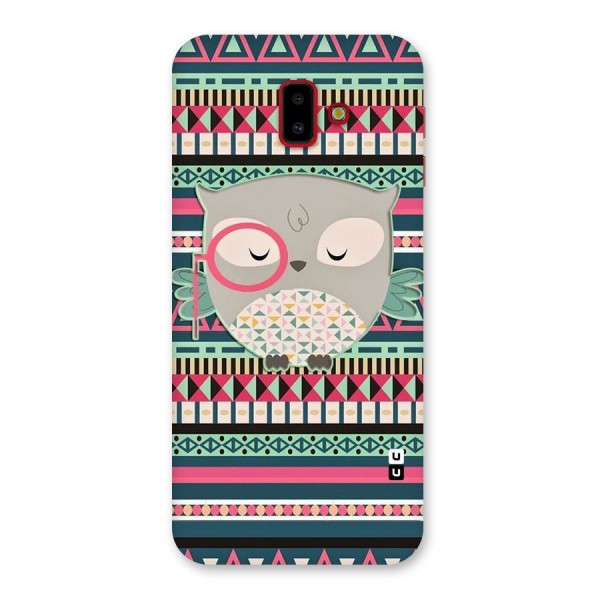 Owl Cute Pattern Back Case for Galaxy J6 Plus