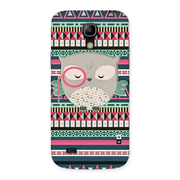 Owl Cute Pattern Back Case for Galaxy S4 Mini