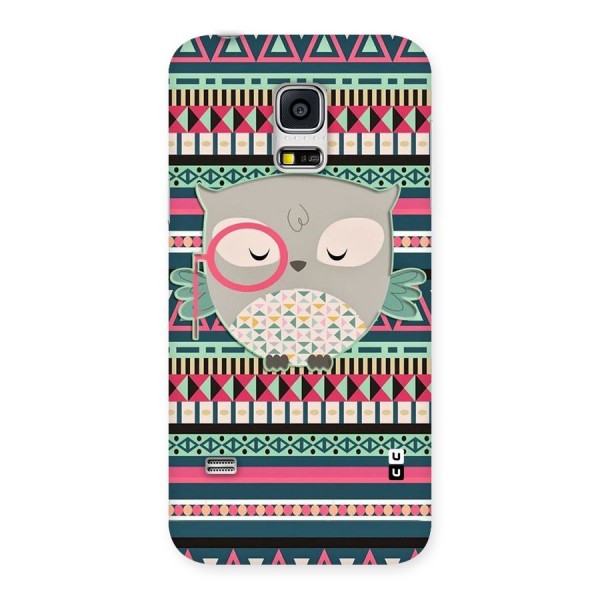 Owl Cute Pattern Back Case for Galaxy S5 Mini