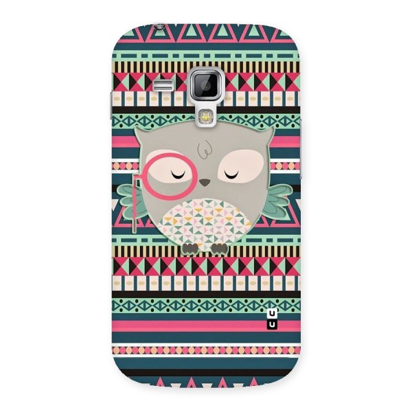 Owl Cute Pattern Back Case for Galaxy S Duos