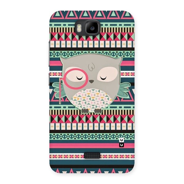 Owl Cute Pattern Back Case for Honor Bee