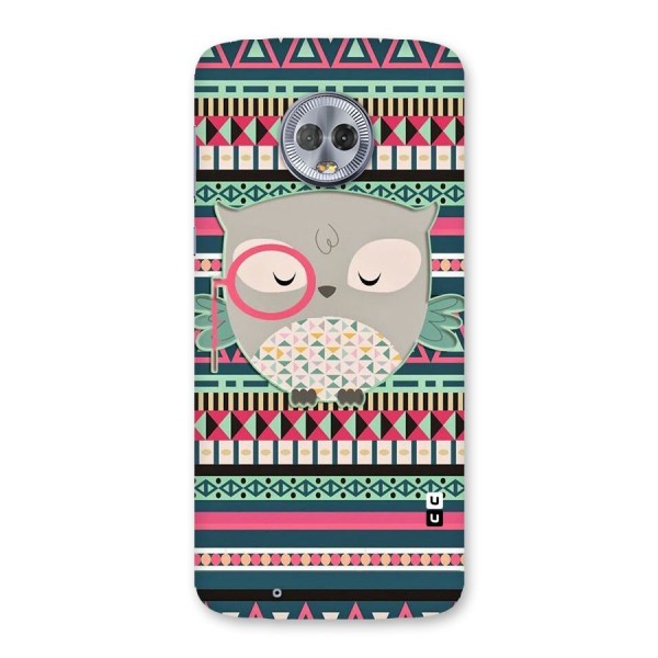 Owl Cute Pattern Back Case for Moto G6