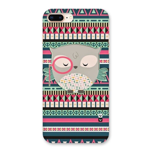 Owl Cute Pattern Back Case for iPhone 8 Plus