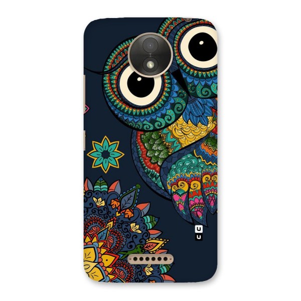 Owl Eyes Back Case for Moto C Plus