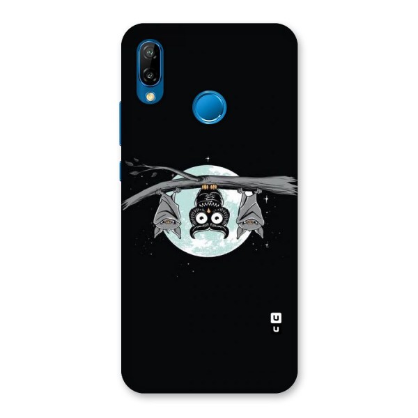 Owl Hanging Back Case for Huawei P20 Lite