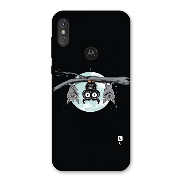 Owl Hanging Back Case for Motorola One Power