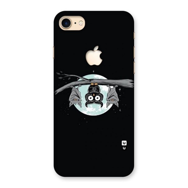 Owl Hanging Back Case for iPhone 7 Apple Cut