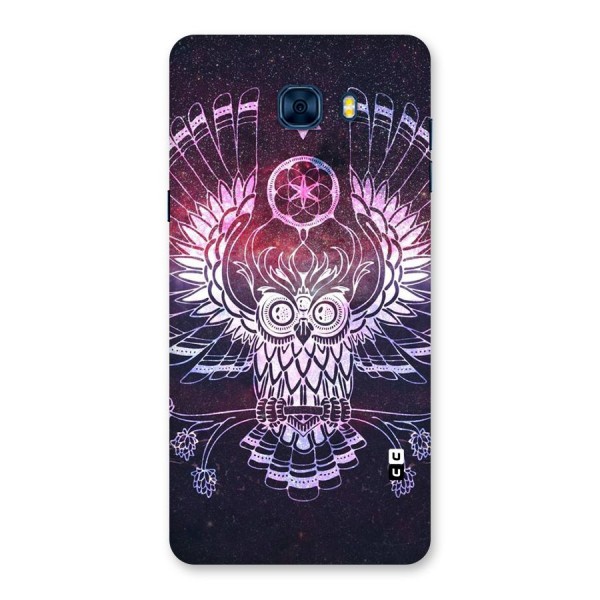 Owl Quirk Swag Back Case for Galaxy C7 Pro