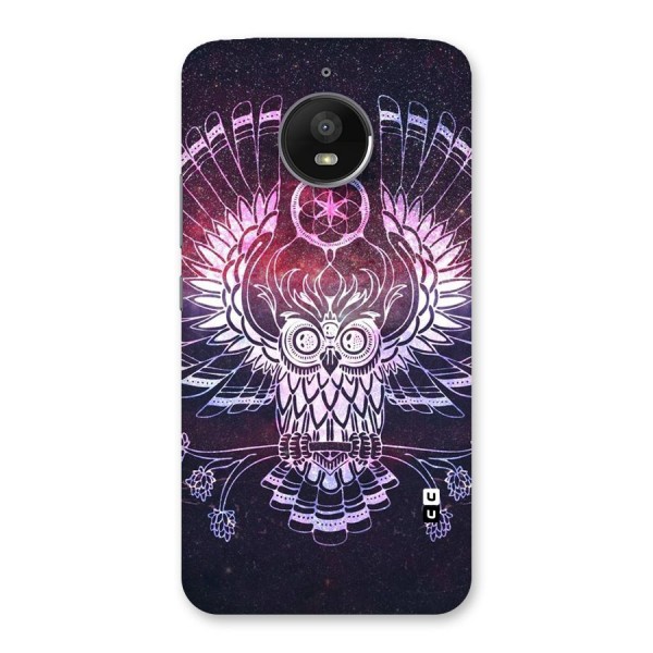 Owl Quirk Swag Back Case for Moto E4 Plus