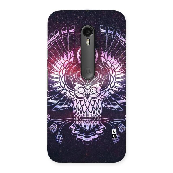 Owl Quirk Swag Back Case for Moto G3