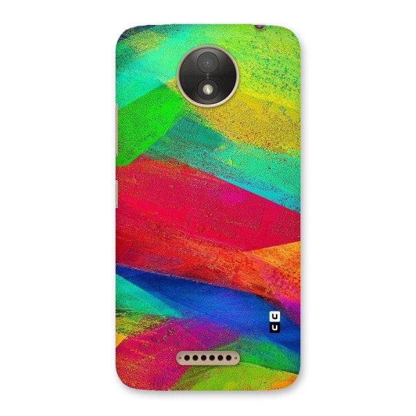 Paint Art Pattern Back Case for Moto C Plus