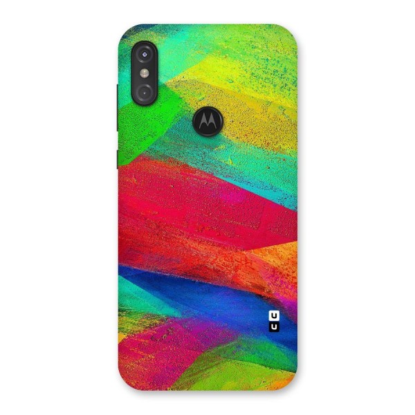 Paint Art Pattern Back Case for Motorola One Power