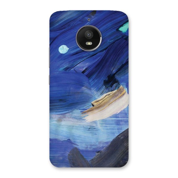 Paint Brush Strokes Back Case for Moto E4 Plus