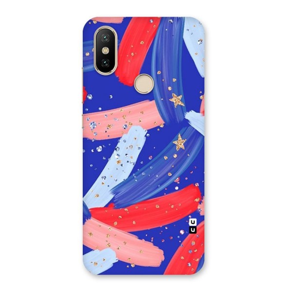 Paint Stars Back Case for Mi A2