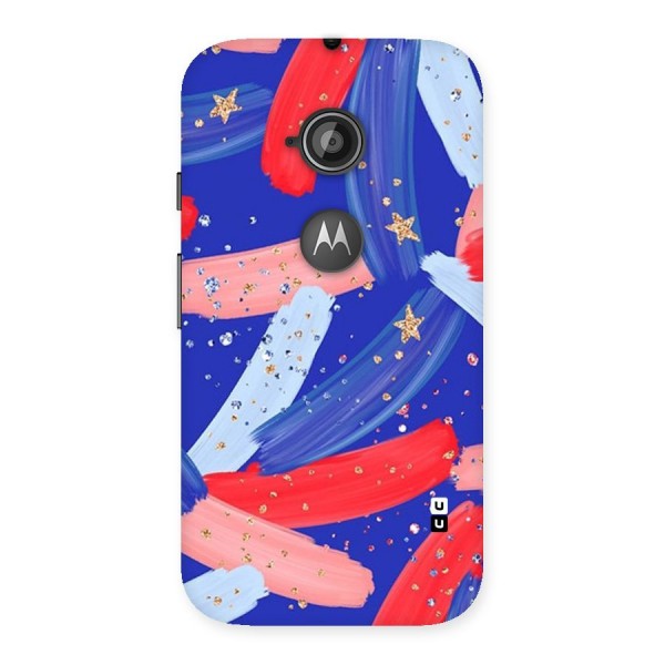 Paint Stars Back Case for Moto E 2nd Gen