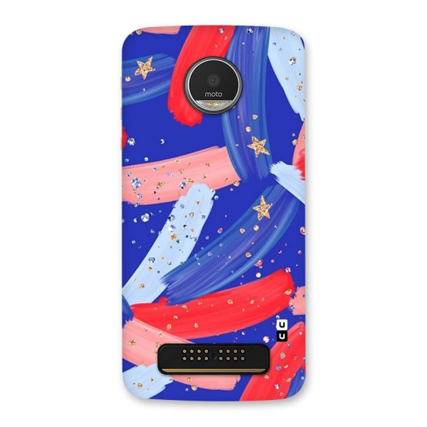 Paint Stars Back Case for Moto Z Play