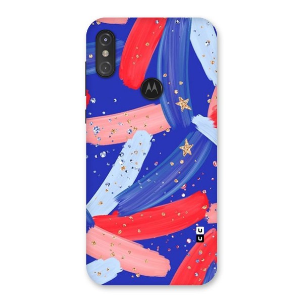 Paint Stars Back Case for Motorola One Power