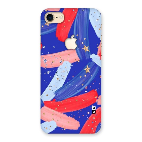 Paint Stars Back Case for iPhone 7 Apple Cut