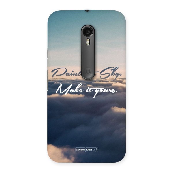 Paint the Sky Back Case for Moto G3