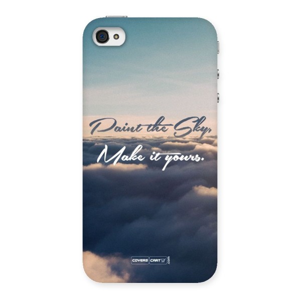 Paint the Sky Back Case for iPhone 4 4s