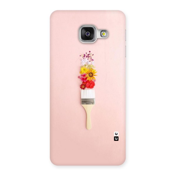 Painted Flowers Back Case for Galaxy A3 2016