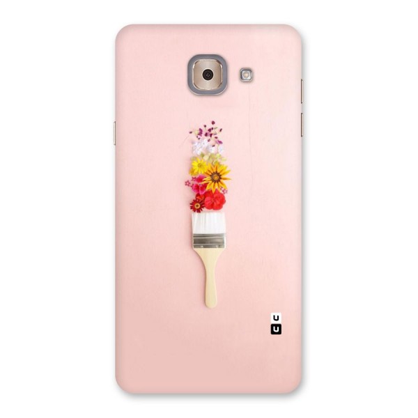 Painted Flowers Back Case for Galaxy J7 Max